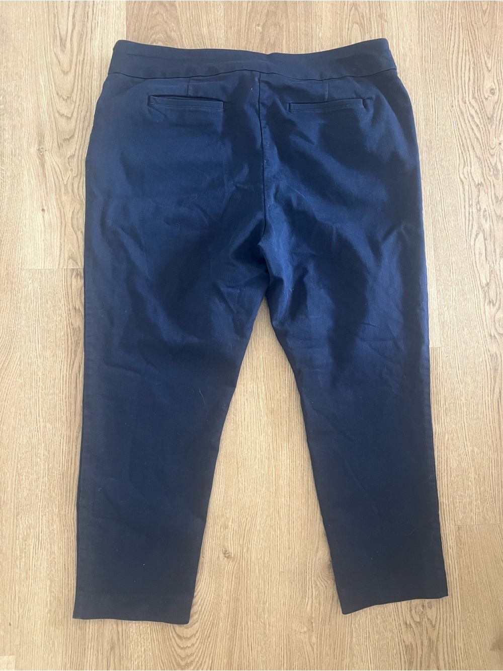 Croft & Barrow Womens The Effortless Stretch Pant 20 R Navy Blue Pull On Stretch - Picture 3 of 4